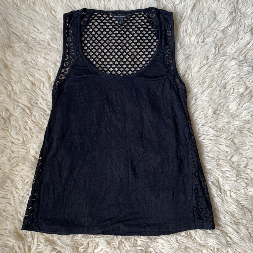 Flowy Boho Goth Tank Sz S